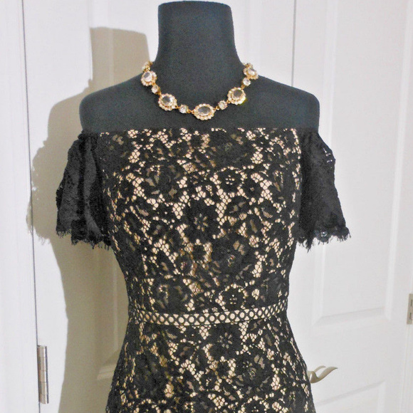 J CREW Off The Shoulder Lace Dress 4P NWT $228 - Picture 5 of 8
